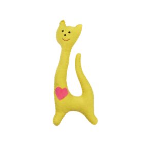 اسباب بازی گربه زرد نمدی برند لونا
